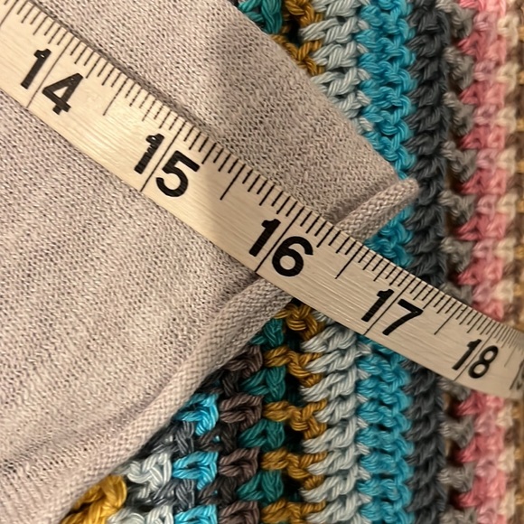 Alfani Tapered shrug, light grey, excellent condition, cotton/linen, size xl - Picture 7 of 7